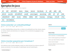 Tablet Screenshot of javaejemplos.com